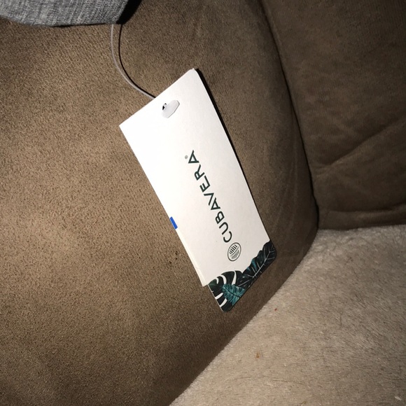 Cubavera XL grey button down shirt New - Picture 5 of 6